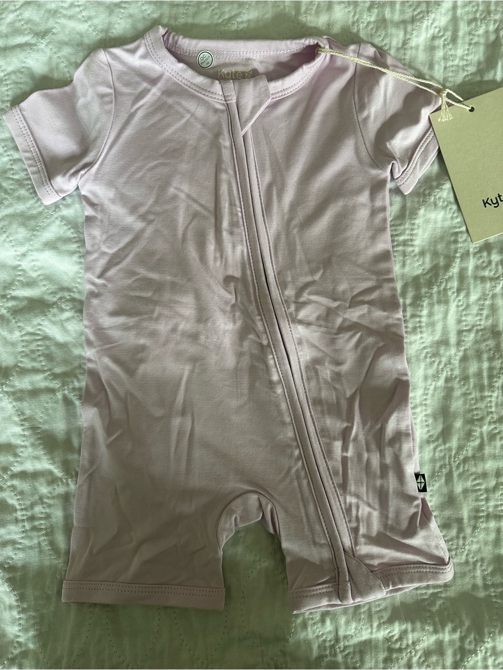 Kyte Baby Zipper Shortall Romper